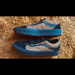 Vans cheetah print shoes women’s 8